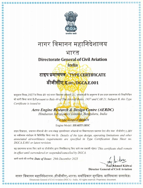 DGCA Maintenance Training and Examination Organisation Approval Certificate - Vanour Air Pvt Ltd
